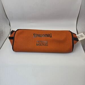 Spalding NBA Official Game Ball Shaving Kit Toiletry Bag NWT